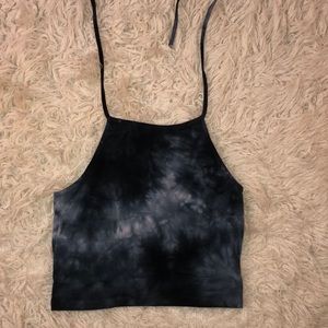 Tie-dye cropped top